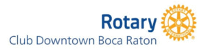 Rotary Club of Downtown Boca Raton logo